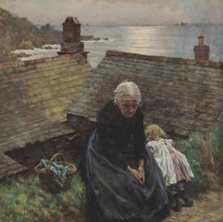 Walter Langley, R.I. - Meditation