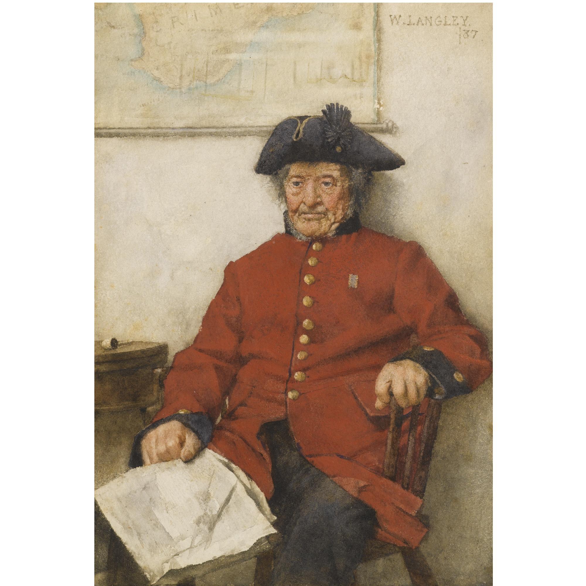 Walter Langley, R.I. - The Chelsea Pensioner