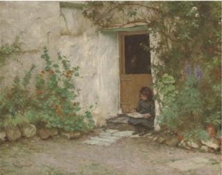 Walter Langley, R.I. - The Epps Door