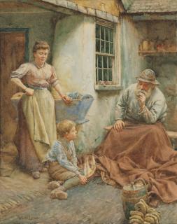 Walter Langley, R.I. - The fisherman\'s tales