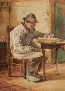 Walter Langley, RI - The Old Book
