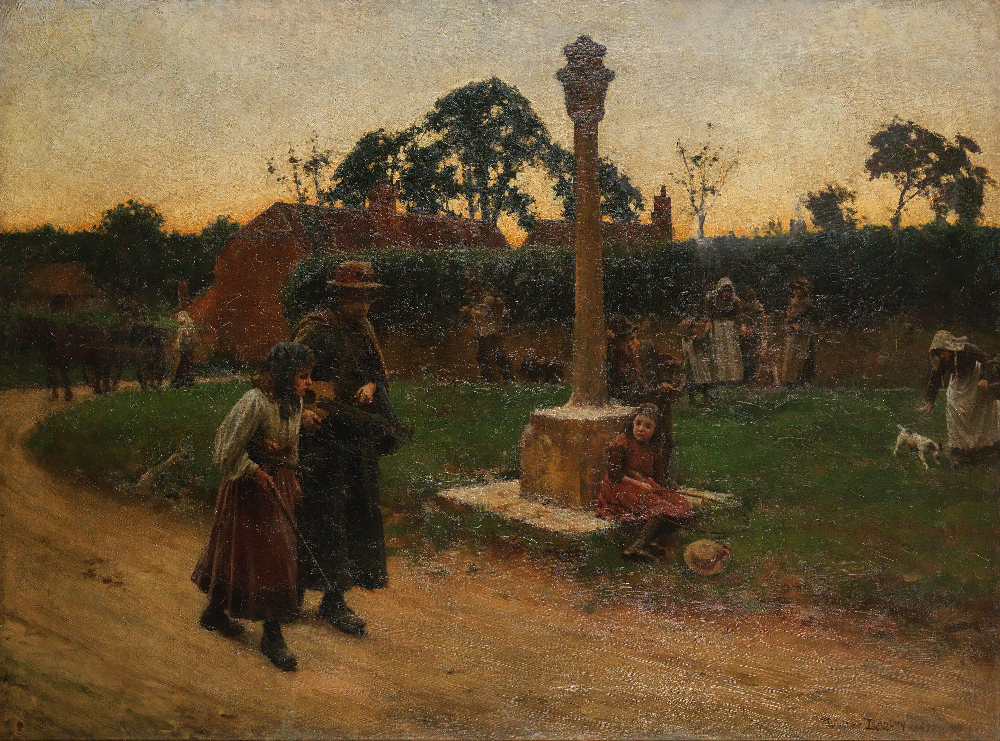 Walter Langley, RI - \'Wandering Musician\'