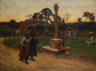 Walter Langley, RI - \'Wandering Musician\'