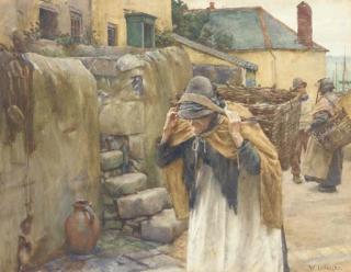 Walter Langley - Carrying the catch