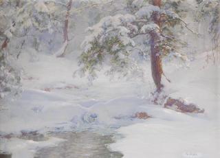 Walter Launt Palmer - A Winter Idyll