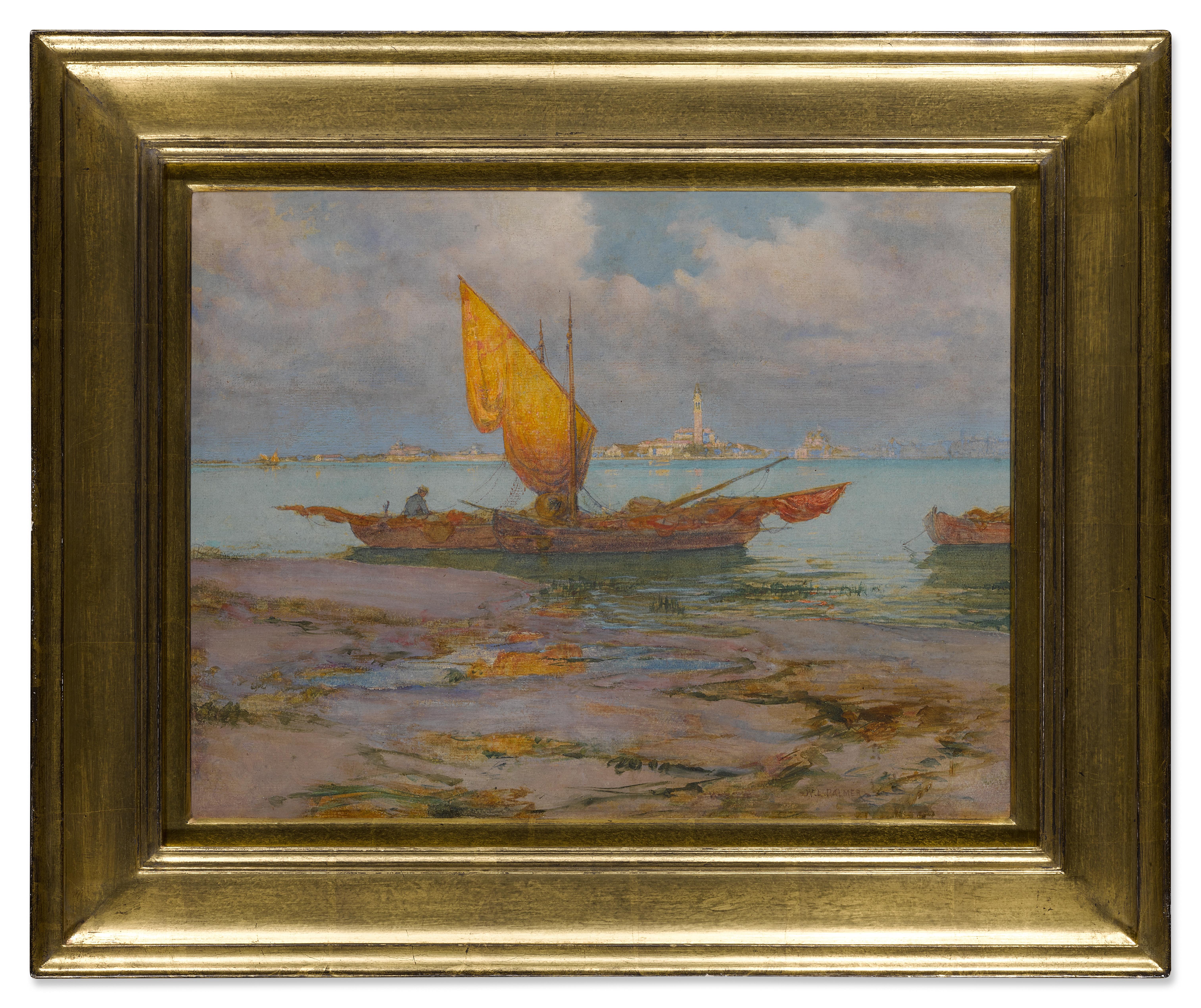 Walter Launt Palmer - Sailboats, View of Venice