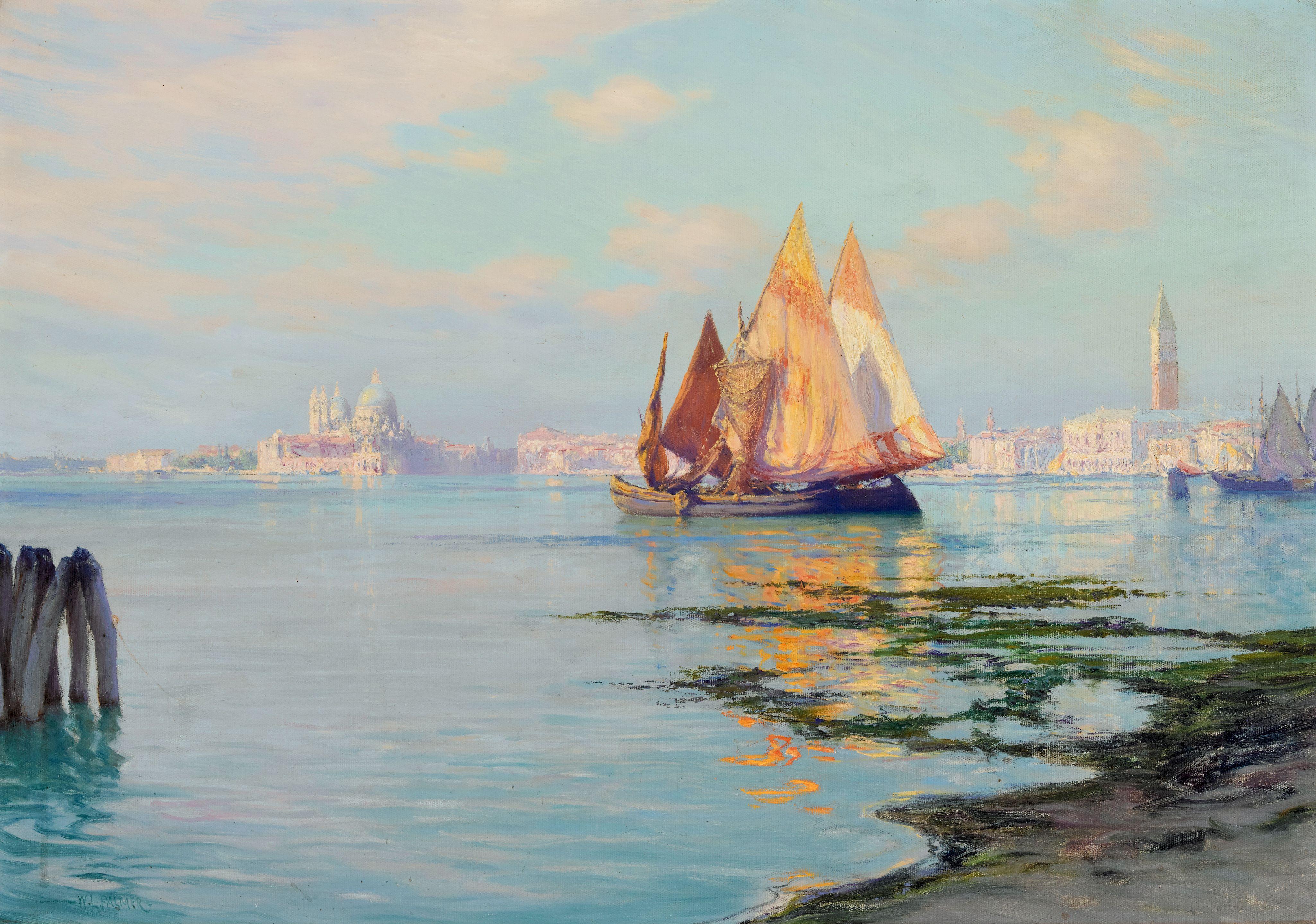 Walter Launt Palmer - Sailing on the Laguna Veneta