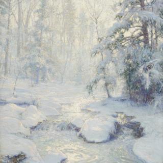 Walter Launt Palmer - Sunlight On December Snow