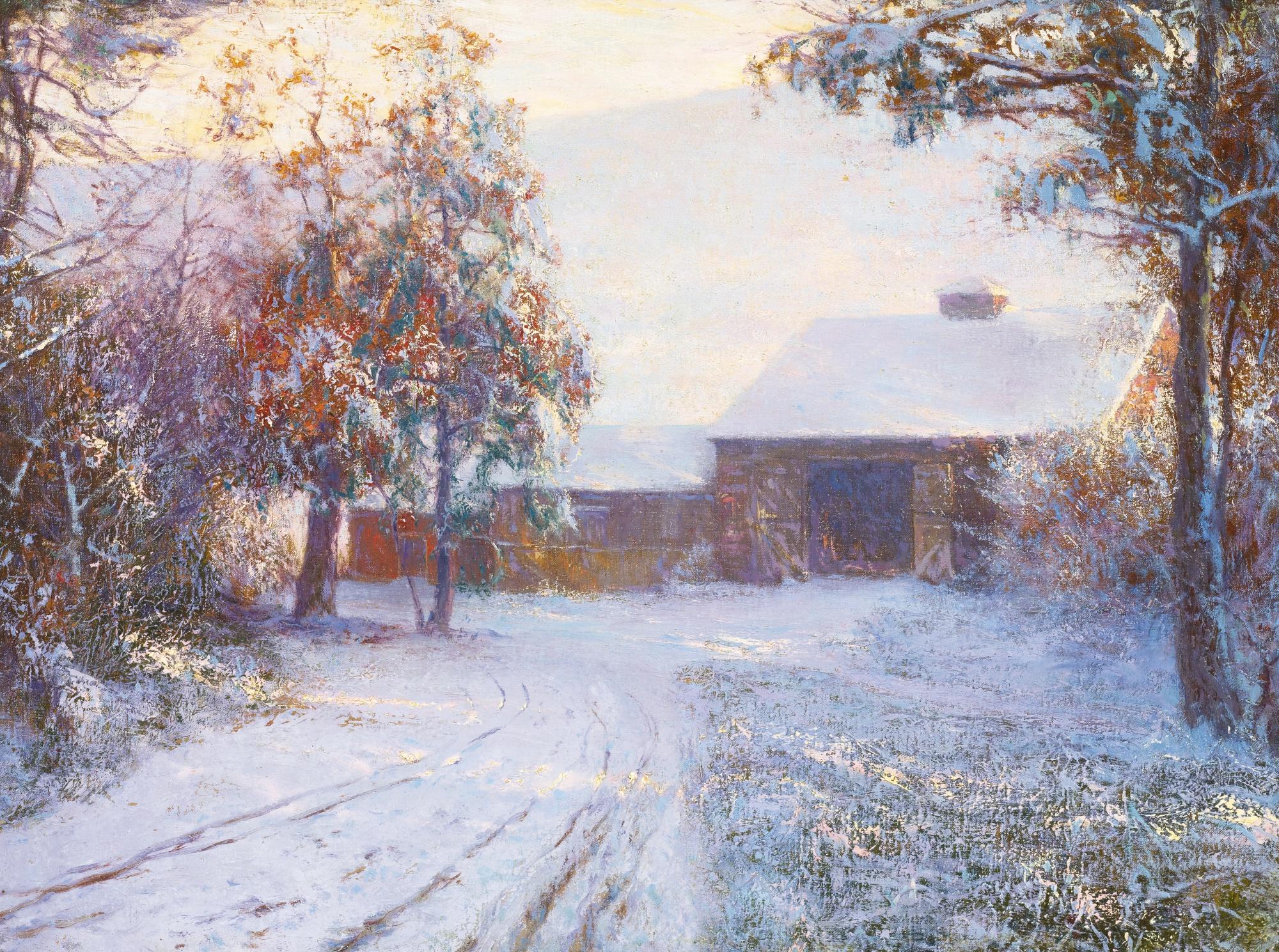 Walter Launt Palmer - The Red Barn