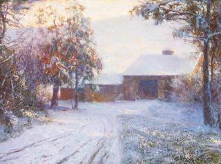 Walter Launt Palmer - The Red Barn