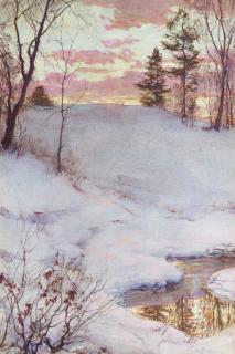 Walter Launt Palmer - Winter Sunset