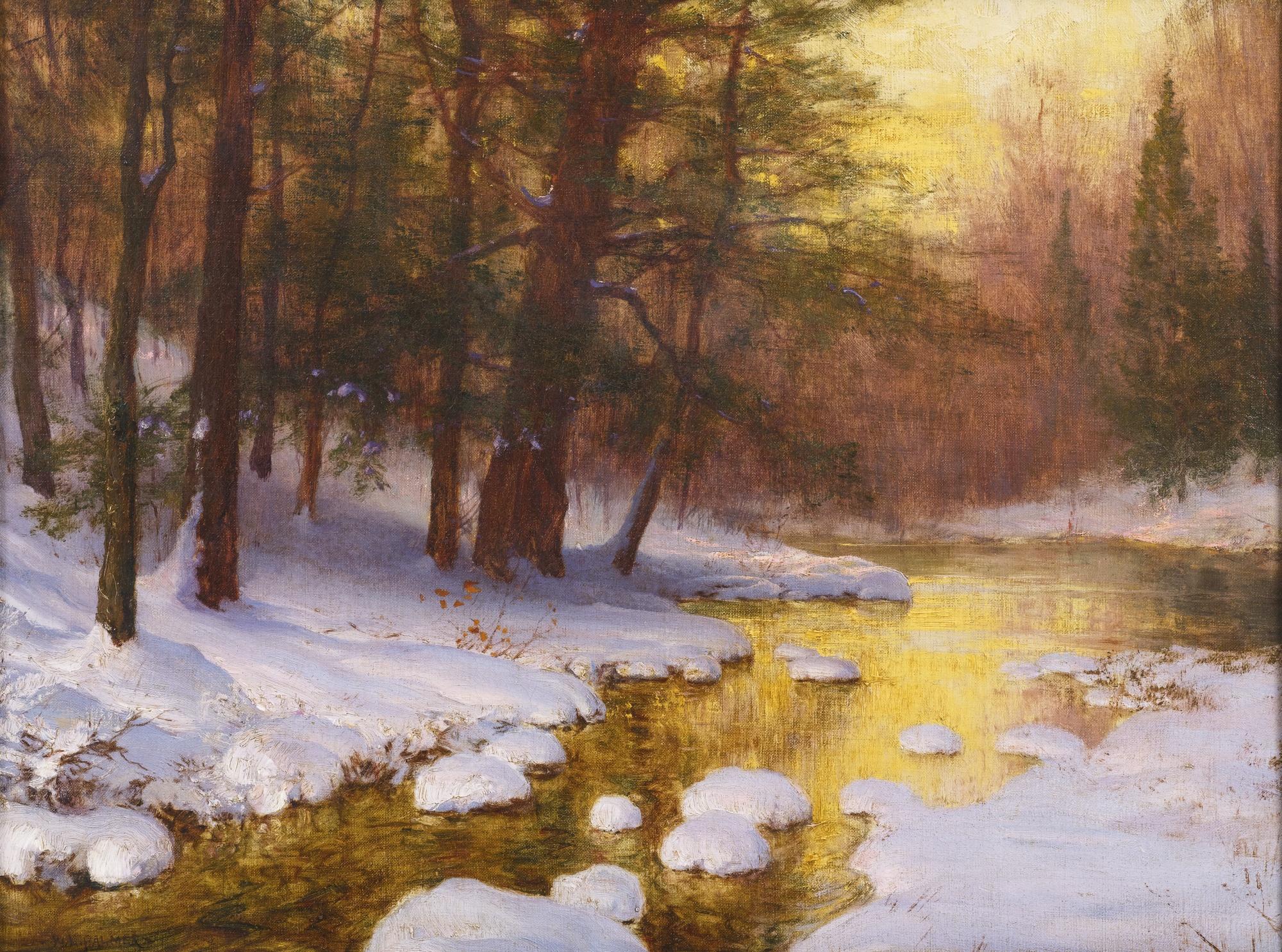 Walter Launt Palmer - Woodland Stream