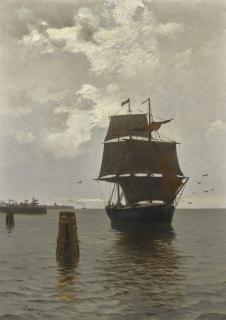 Walter Leistikow - German Sailing Ships On The Baltic