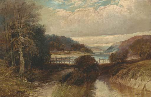 Walter Linsley Meegan - Cattle Watering By A Woodland River