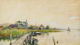 Walter Moras - Kirchdorf am Bodden.