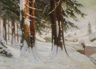 Walter Moras - Winterlandschaft.
