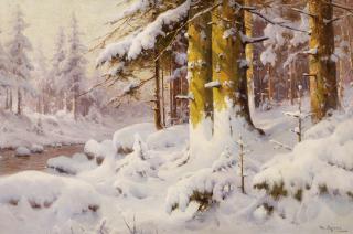Walter Moras - Winterwald.