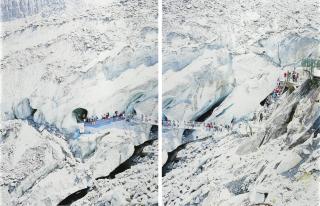 Walter Niedermayr - Mer De Glace (From Alpine Landscapes)