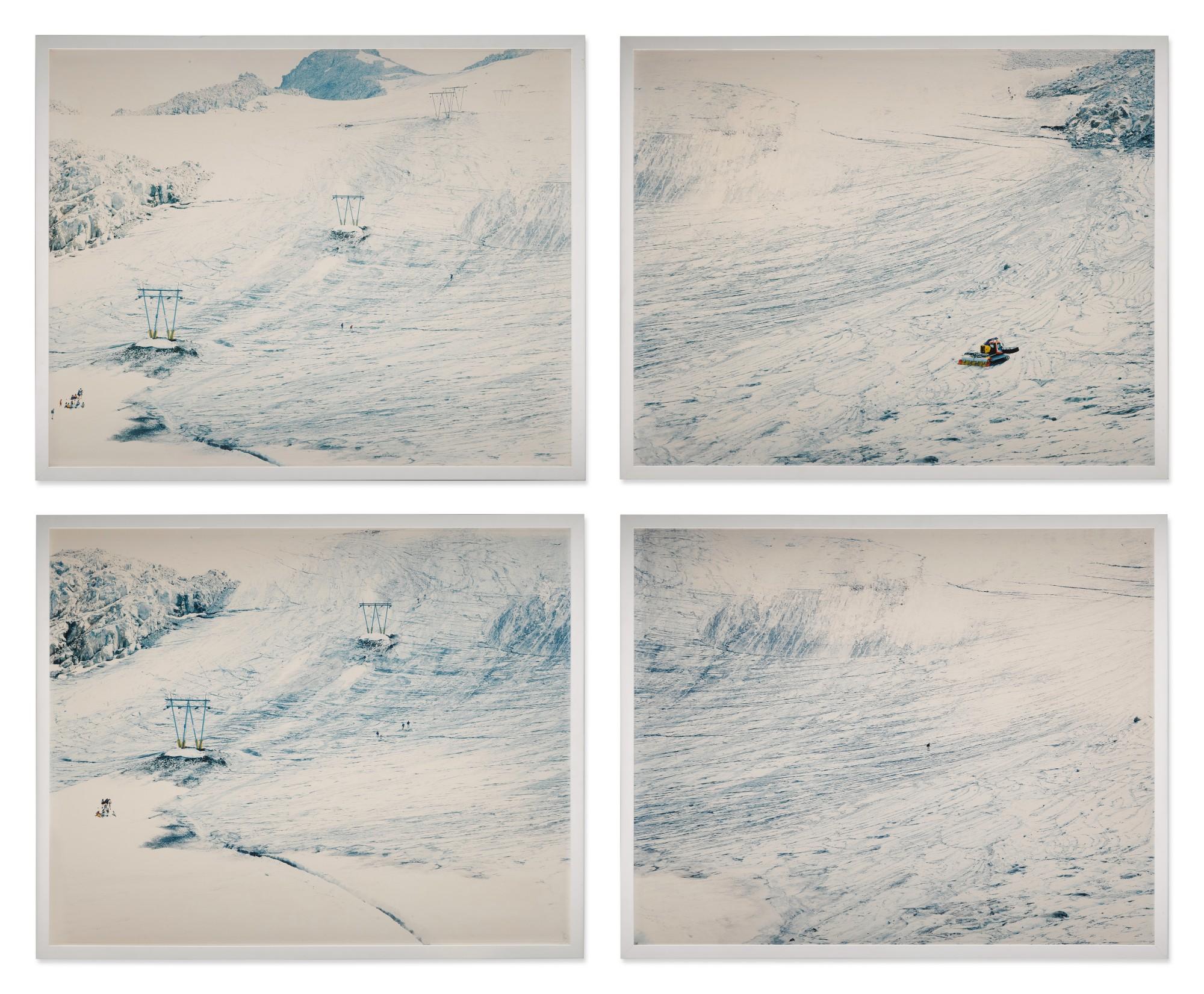 Walter Niedermayr - \'Vedretta Presena I\' (Polyptych)