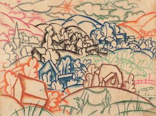 Walter Ophey - Dorf im Bergischen Land