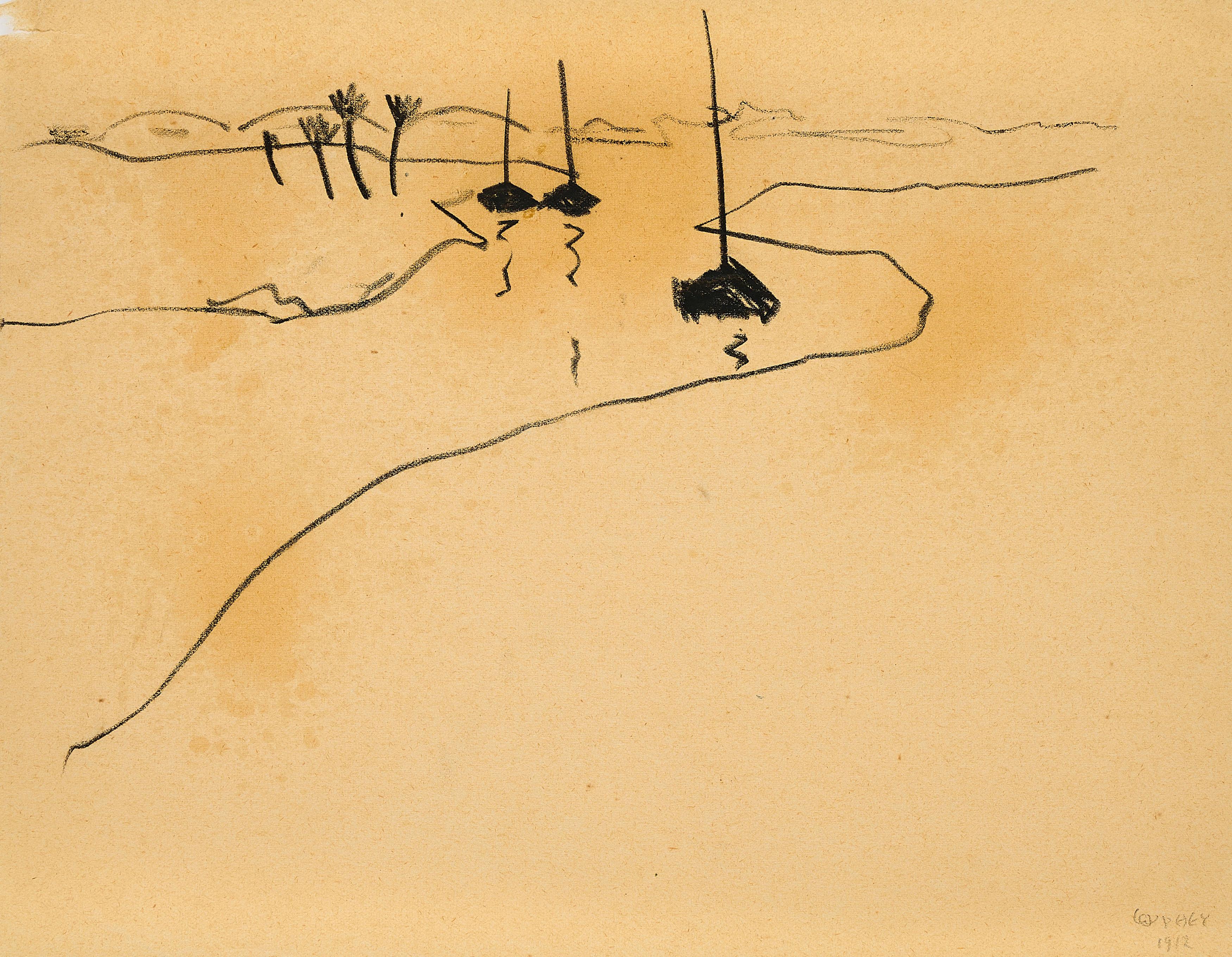 Walter Ophey - Erftmündung.