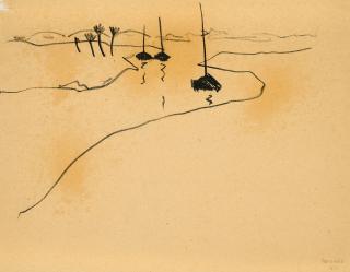 Walter Ophey - Erftmündung.