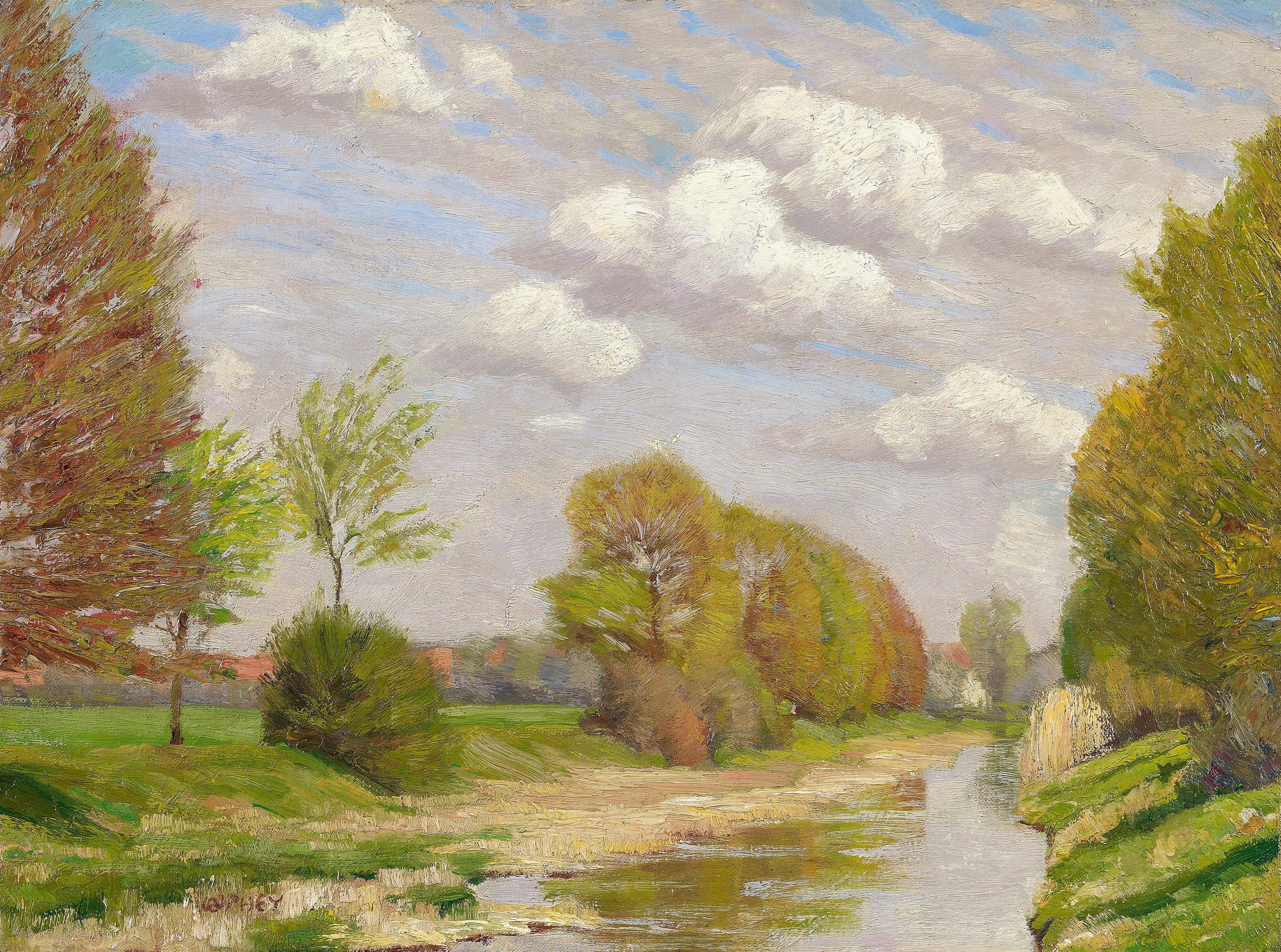 Walter Ophey - Flusslandschaft