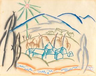 Walter Ophey - Stadt im Gebirge