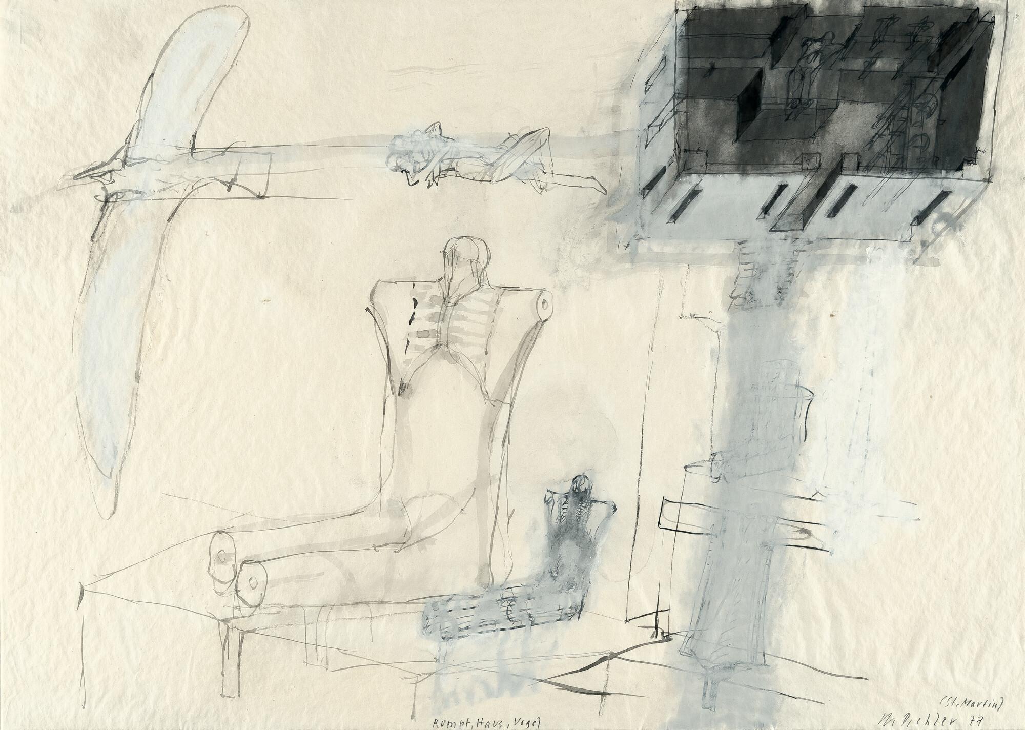 Walter Pichler - „Rumpf, Haus, Vogel“