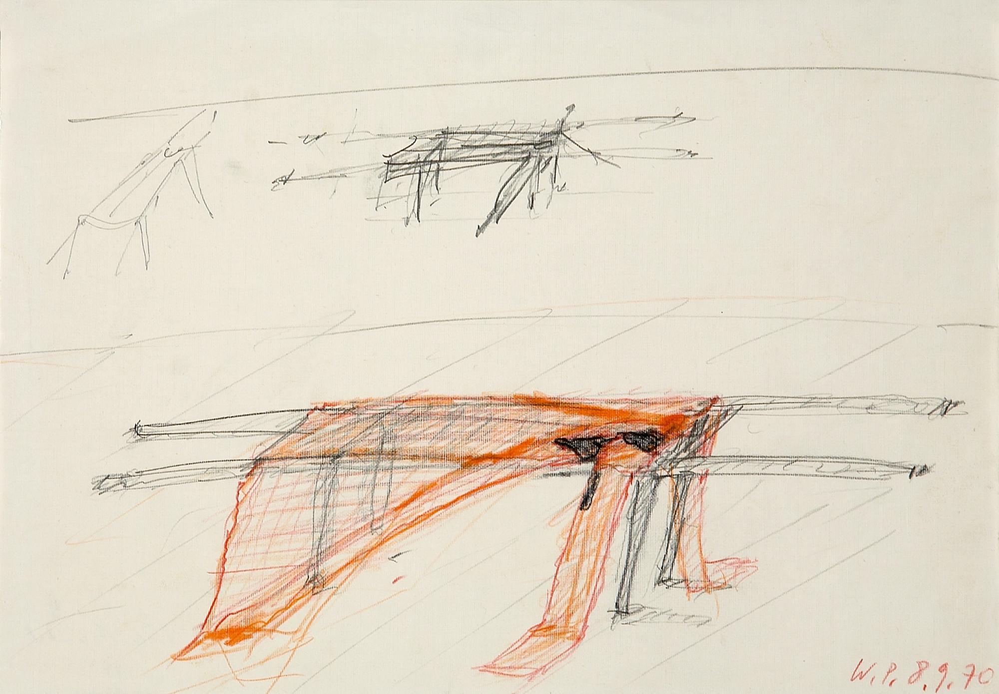 Walter Pichler - Sänfte für Mantel