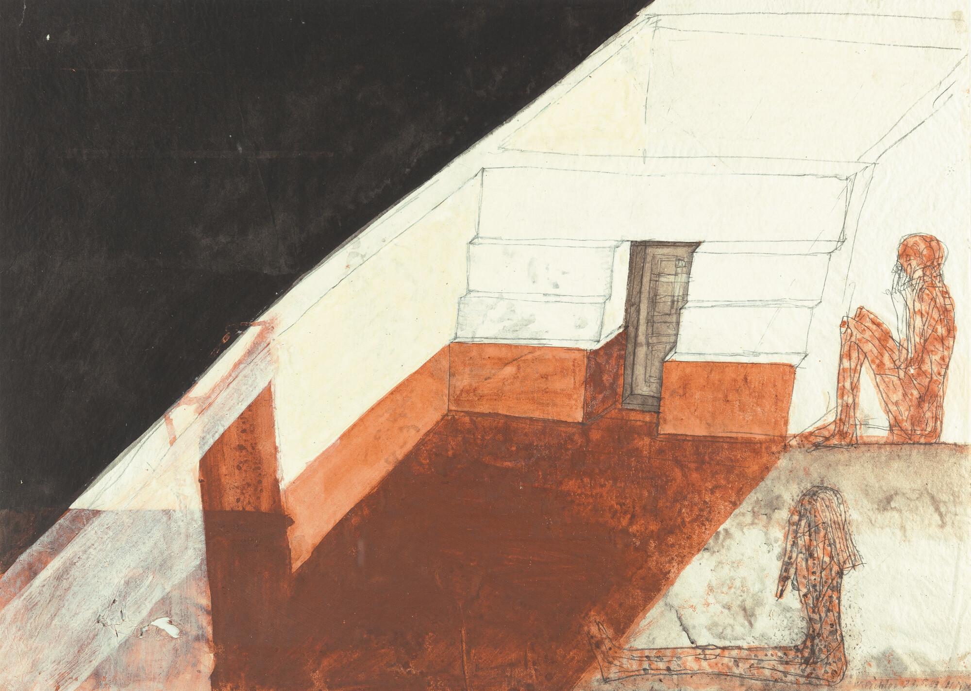 Walter Pichler - Zwei Figuren im Raum