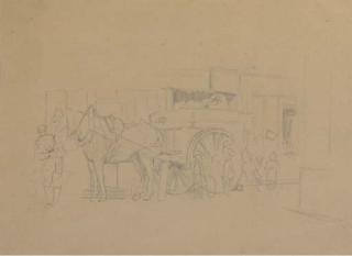 Walter Richard Sickert, A.R.A. - A Horse And Cart