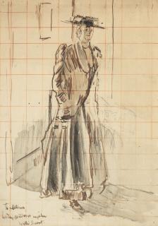Walter Richard Sickert A.R.A. - A Study of a Lady