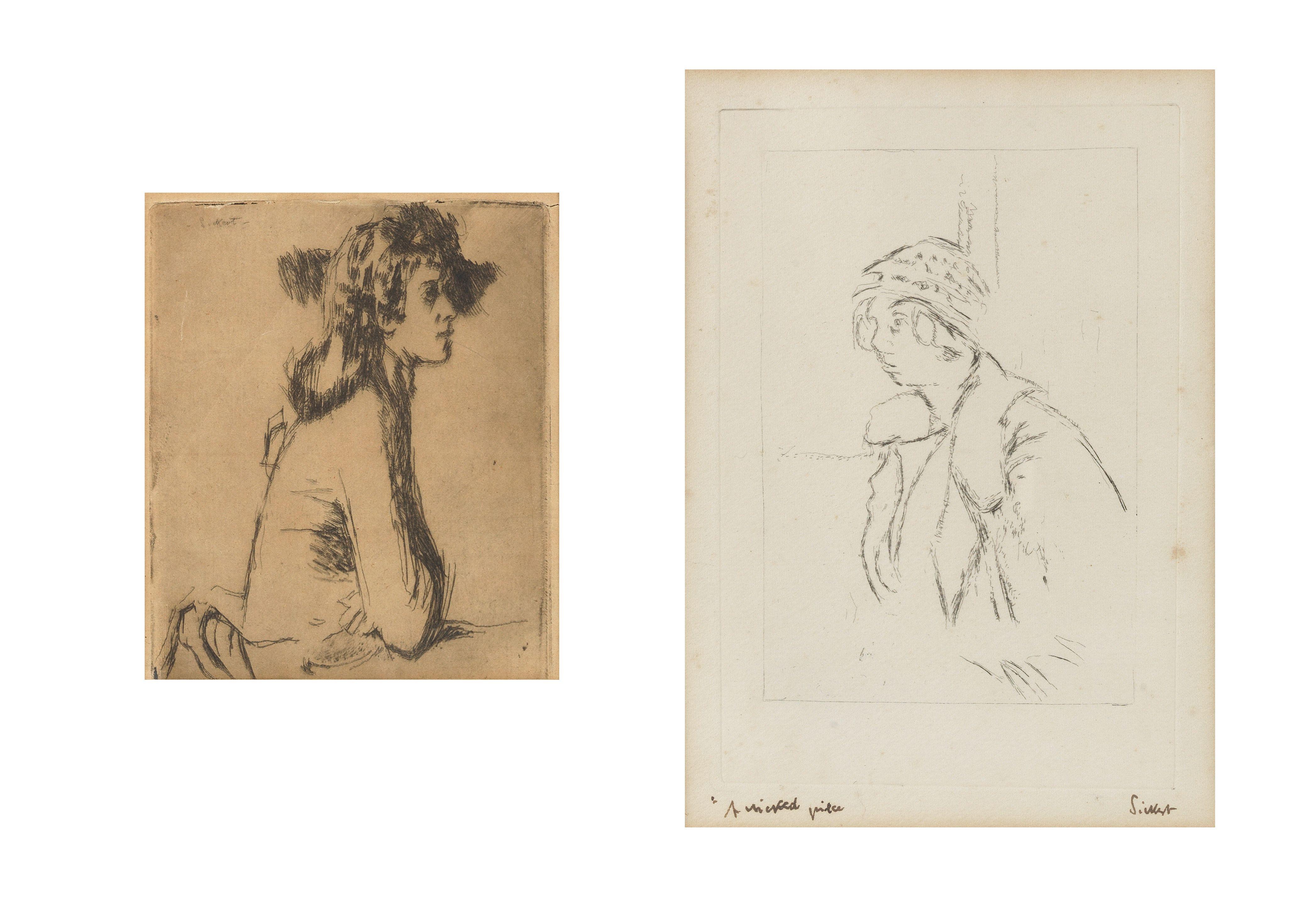 Walter Richard Sickert A.R.A. - A Wicked Piece; Portrait of Nellie Taylor