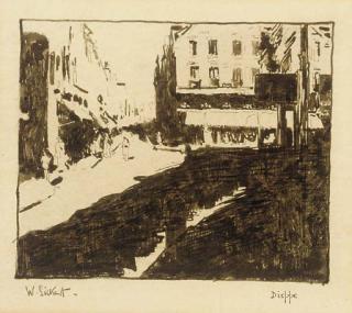 Walter Richard Sickert, A.R.A. - Café des Tribunaux, Dieppe