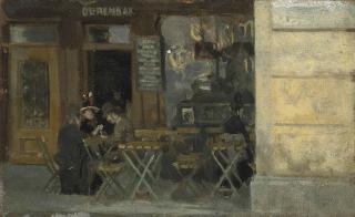 Walter Richard Sickert, A.R.A. - Café in Dieppe