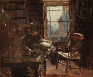 Walter Richard Sickert A.R.A. - Charles Bradlaugh\'s Study