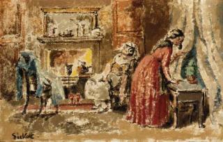 Walter Richard Sickert, A.R.A. - Fire-side Slumber