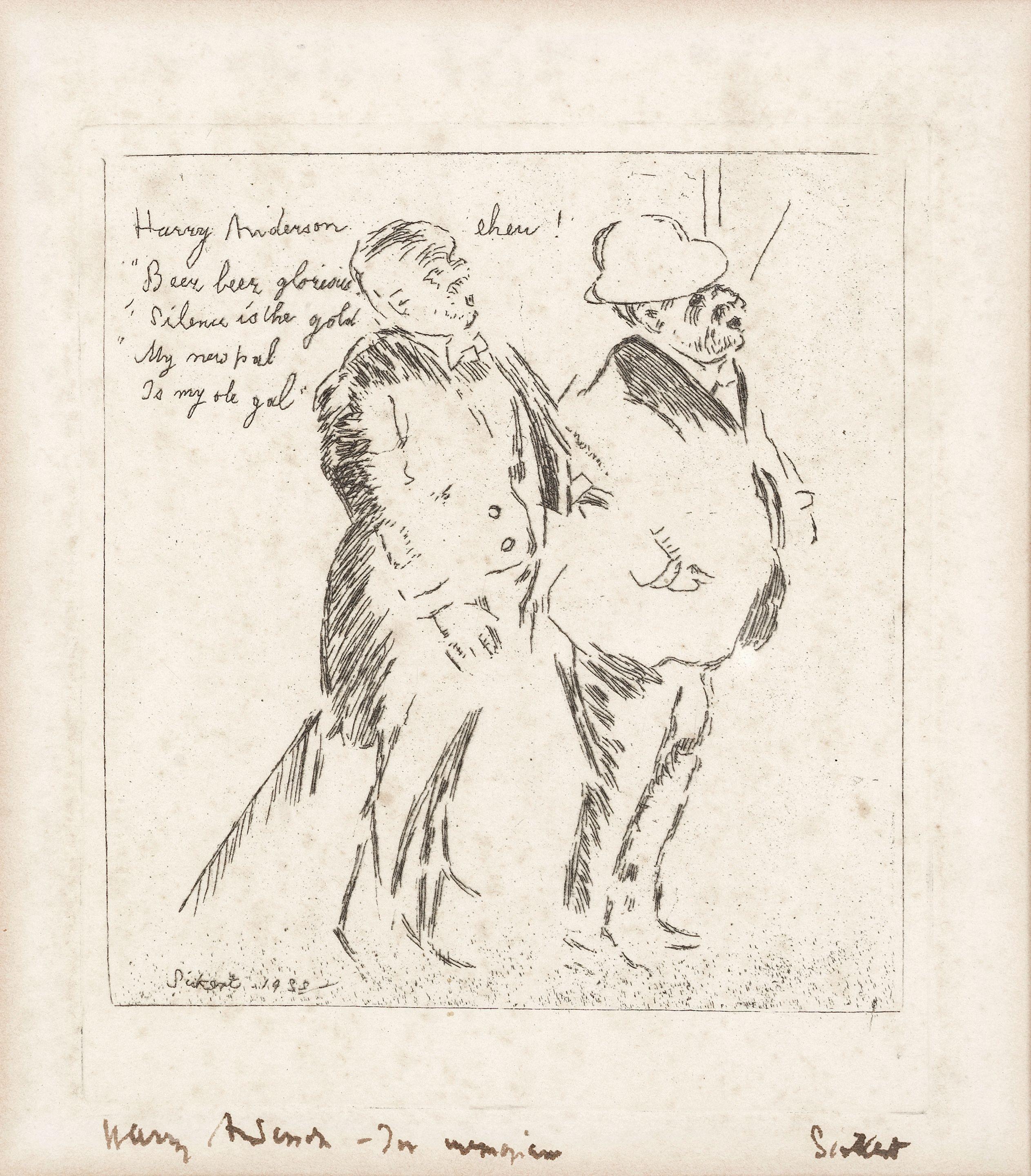 Walter Richard Sickert A.R.A. - Harry Anderson - In Memorian