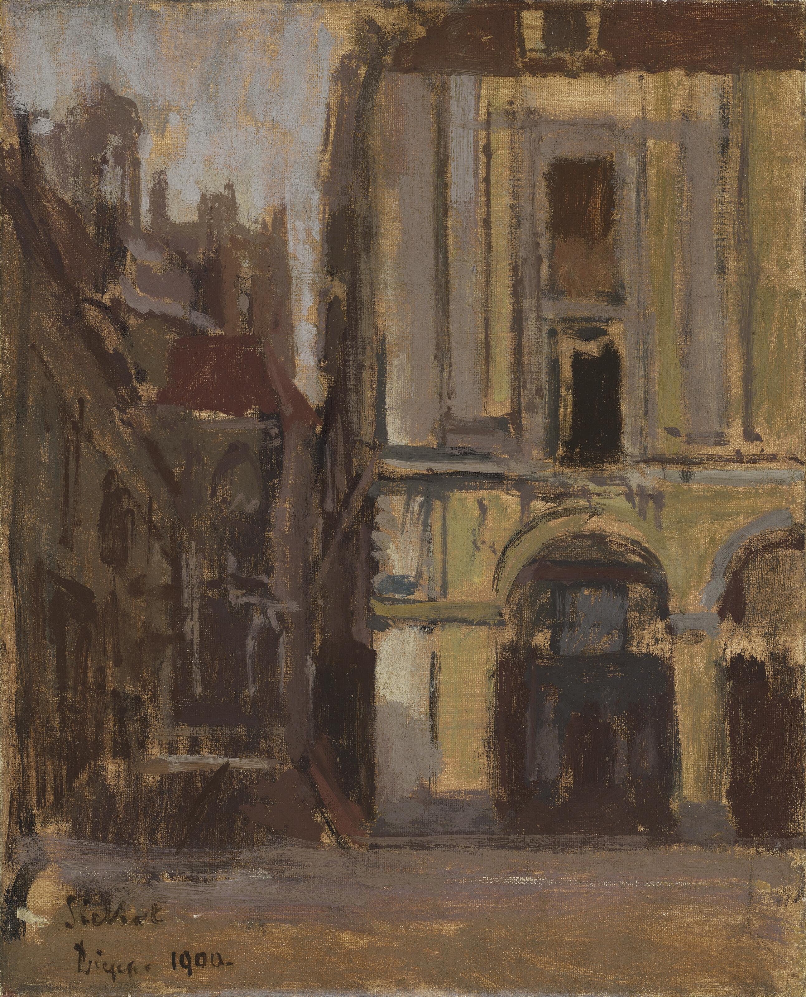 Walter Richard Sickert, A.R.A. - La Rue Notre-Dame and the Quai Duquesne