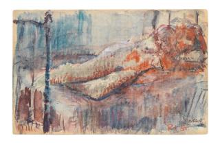 Walter Richard Sickert A.R.A. - Nude on a Bed