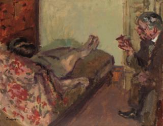 Walter Richard Sickert, A.R.A. - Nude on couch