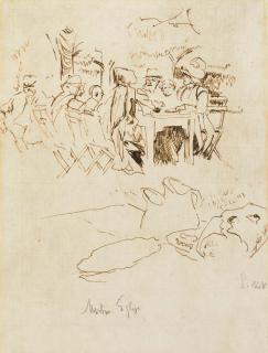 Walter Richard Sickert, A.R.A. - Picnic at Martin Église, near Dieppe, France