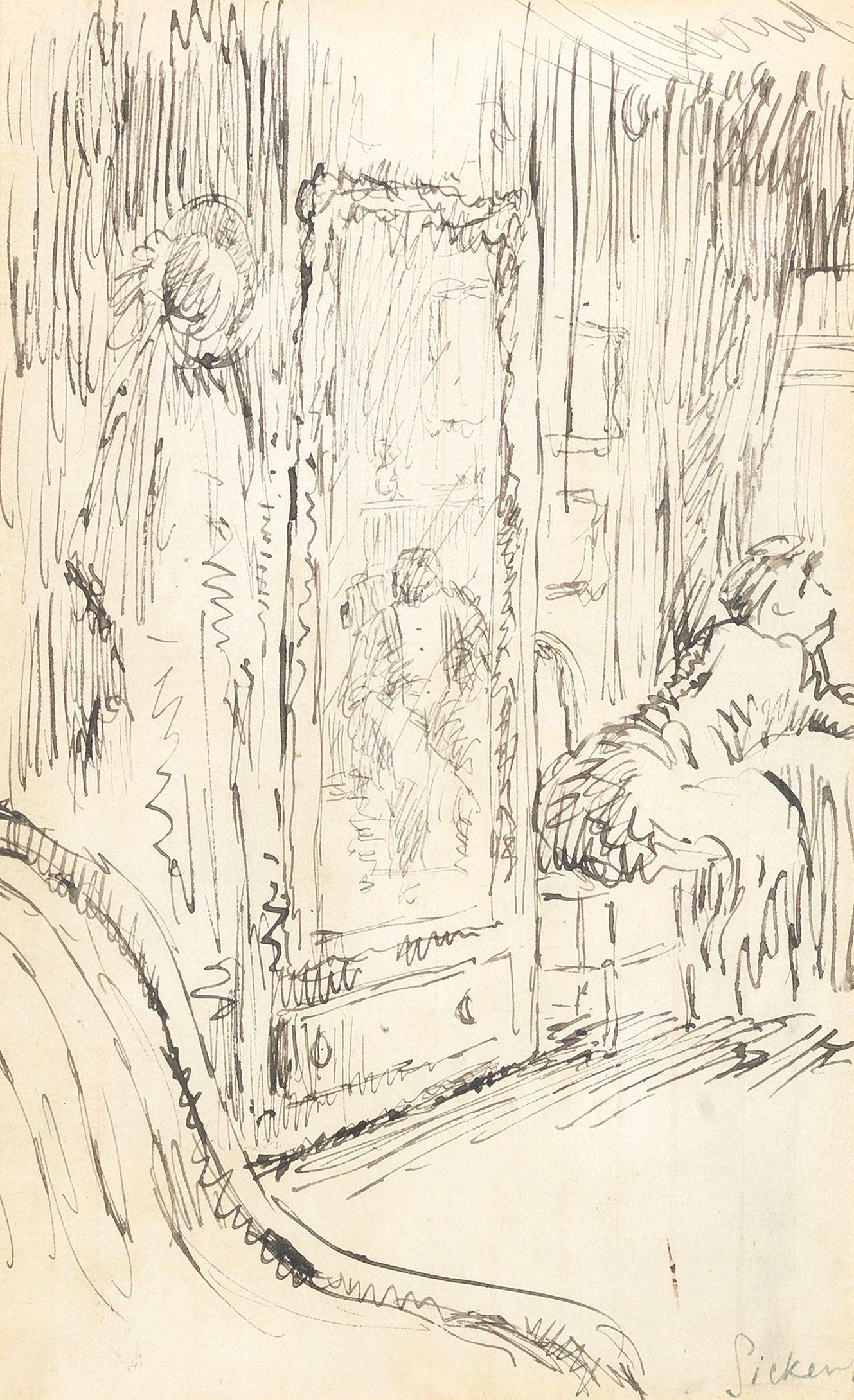 Walter Richard Sickert A.R.A. - Study for L\'armoire à Glace
