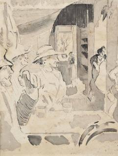 Walter Richard Sickert, A.R.A. - Study For Vernet\'S, Dieppe