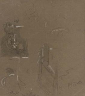 Walter Richard Sickert, A.R.A. - Study of the Orchestra Pit, the Old Middlesex