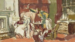 Walter Richard Sickert, A.R.A. - The Bold Bad Bart (after John Gilbert)