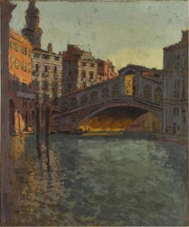 Walter Richard Sickert, A.R.A. - The Rialto Bridge, Venice