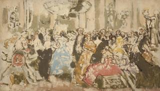 Walter Richard Sickert, R.A - Study for Glencora (after John Gilbert)