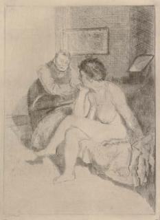 Walter Richard Sickert RA - Jack Ashore (The Large Plate) (B. 151v)